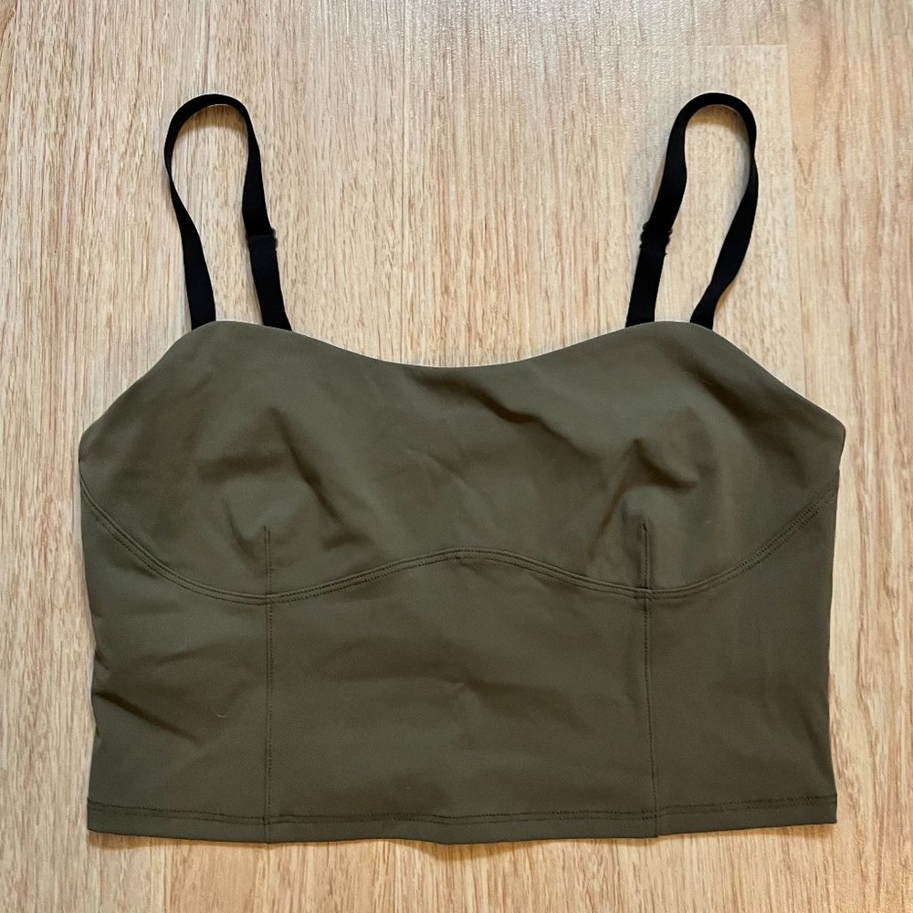 Outdoor Voices SuperForm Green Crop Tank – Size Medium